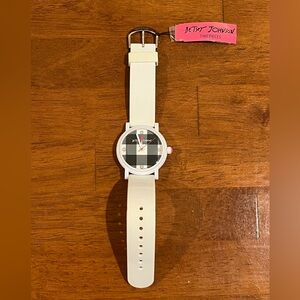 Betsey Johnson Gingham Watch NWT